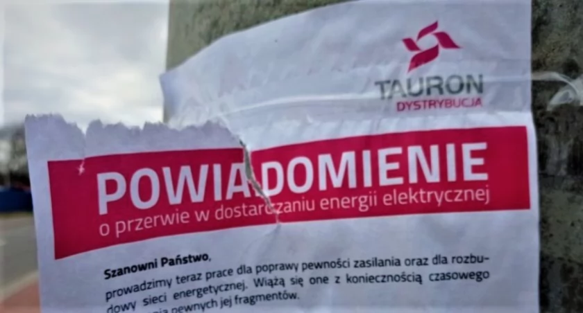 W tym tygodniu prąd wyłączą w ośmiu miejscowościach 