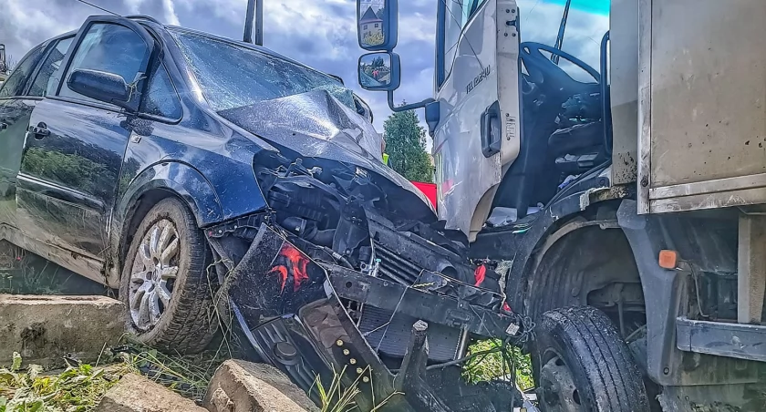 Hamował przed korkiem, doszło do tragedii