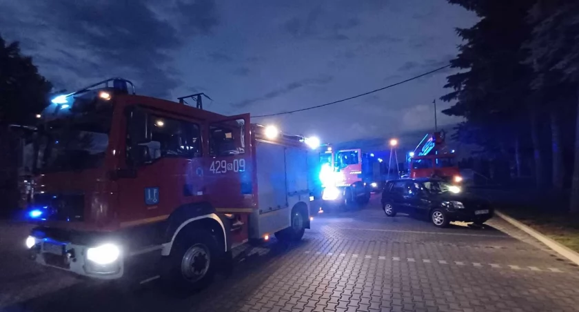 Dostali zgłoszenie, że pali się szkoła