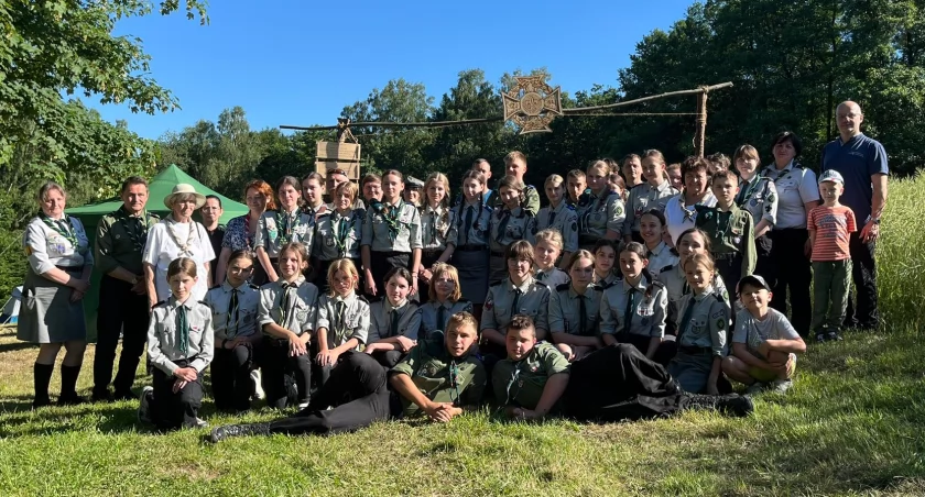 Zielony Płomień świętował 15-lecie. Harcerze zdobyli Granatowe Leśne Wampum