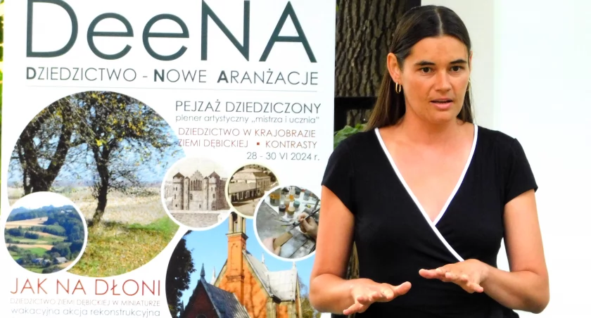 Sabina Leska pod dębami o parkach i ogrodach (zdjęcia)