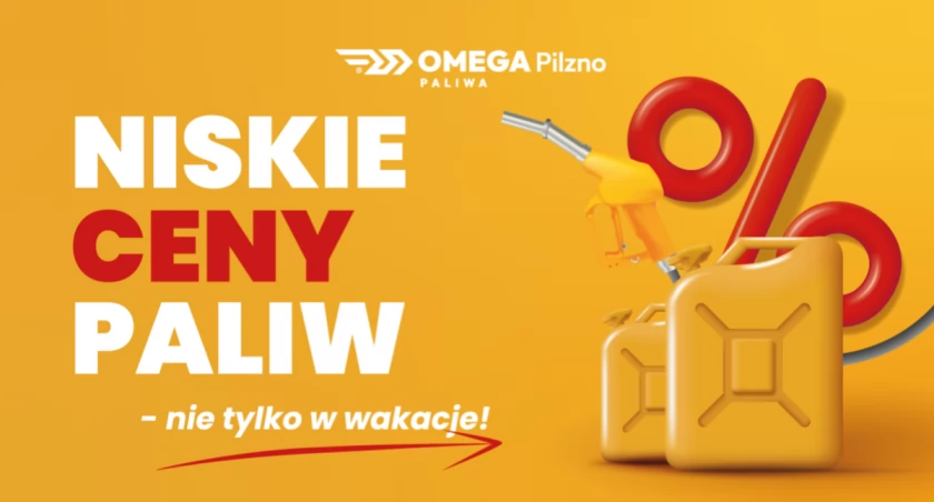 Omega Pilzno Paliwa - najniższe ceny paliw – nie tylko w wakacje!