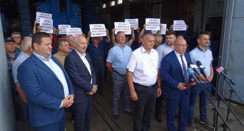 Nie dla likwidacji PKP Cargo w Dębicy
