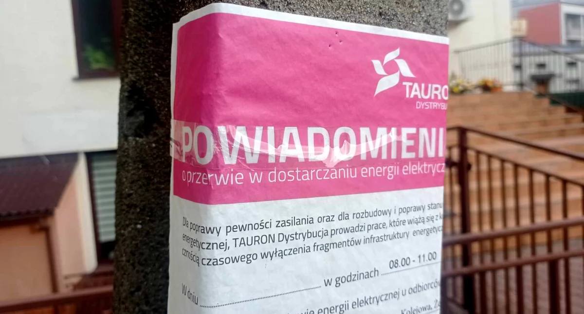 W piątek nie będzie prądu 