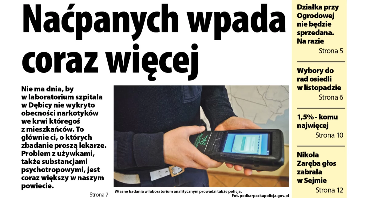 25 lat Obserwatora Lokalnego. Co robią wpływowi sprzed lat? Naćpanych wpada coraz więcej. Czytaj w najnowszym wydaniu