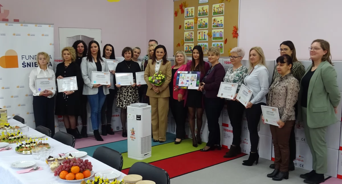 Fundacja Śnieżka kupiła 200 oczyszczaczy powietrza dla przedszkoli (FILM, ZDJĘCIA)