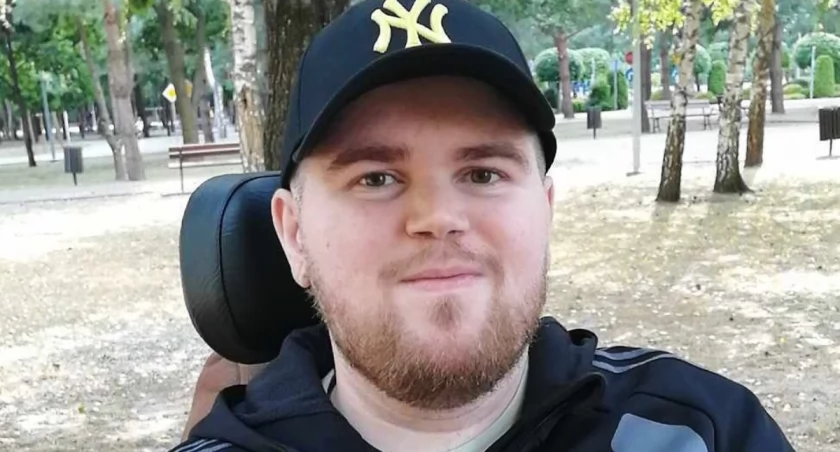 Nowy wózek oznacza dla niego niezależność