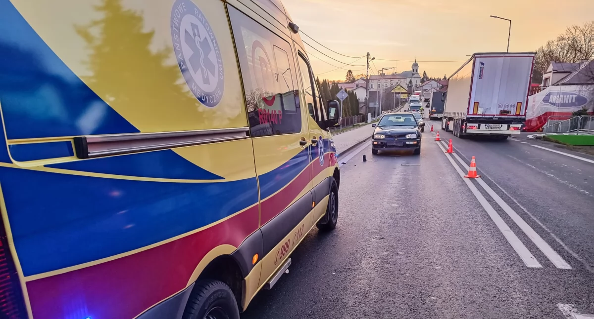 Potrącona kobieta trafiła do szpitala