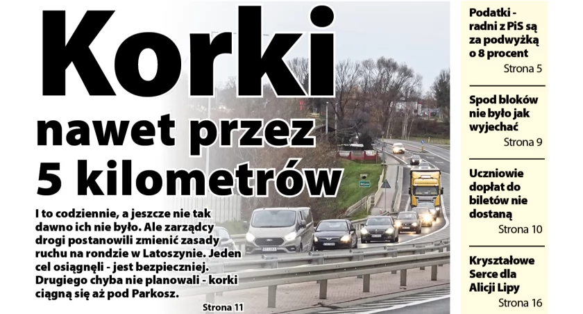 Kierowcy już się ślizgają - czytaj w najnowszym wydaniu Obserwatora Lokalnego