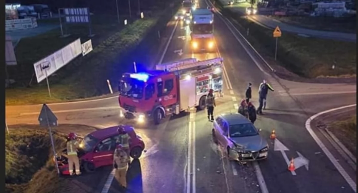Dwie osoby trafiły do szpitala