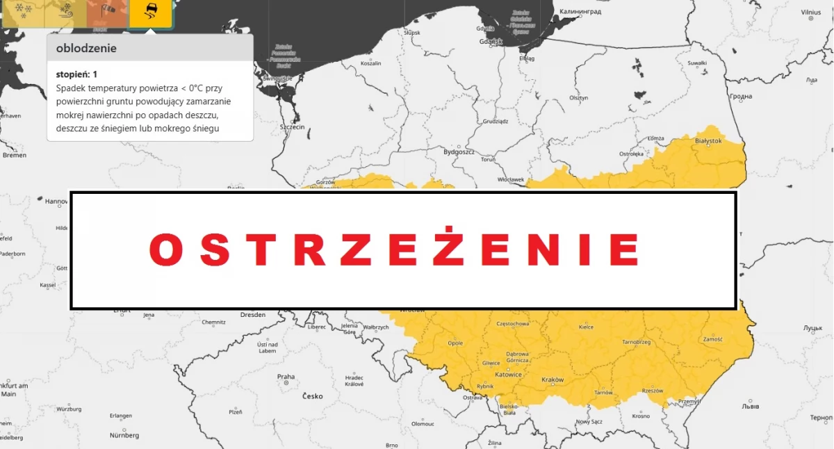Ostrzeżenie wydali także dla nas