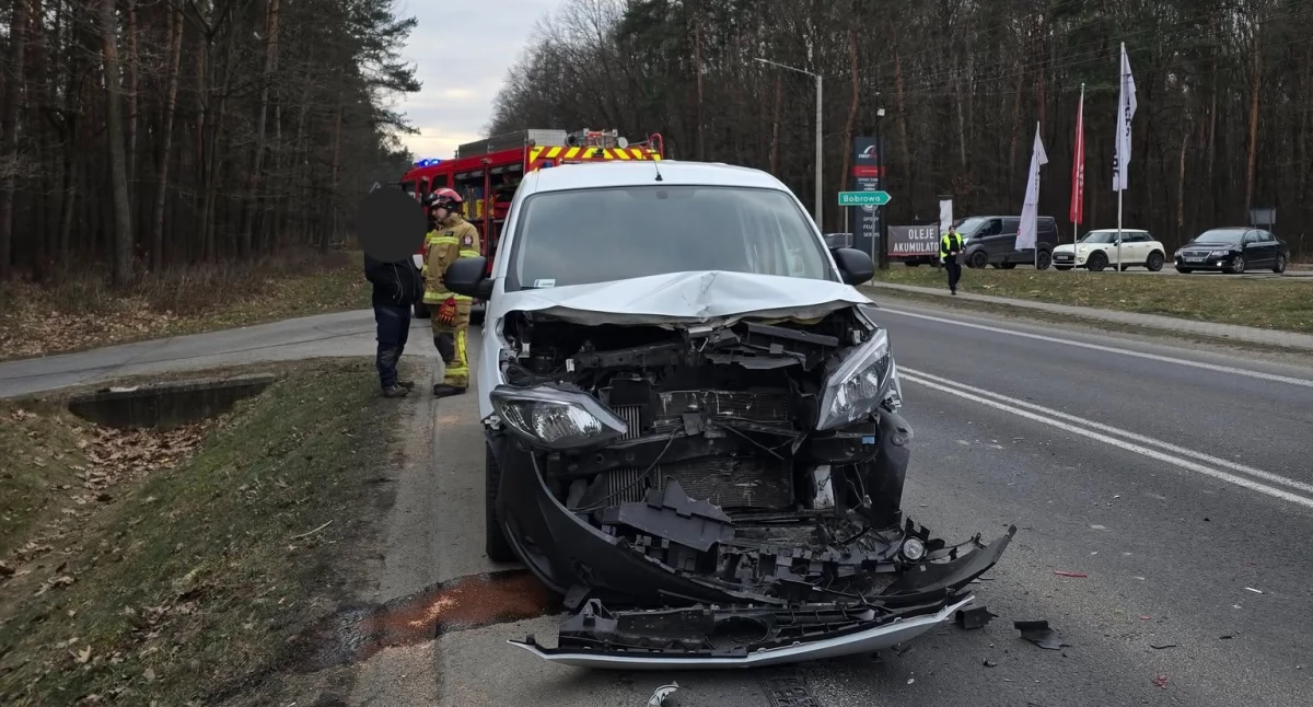 Jedna osoba trafiła do szpitala