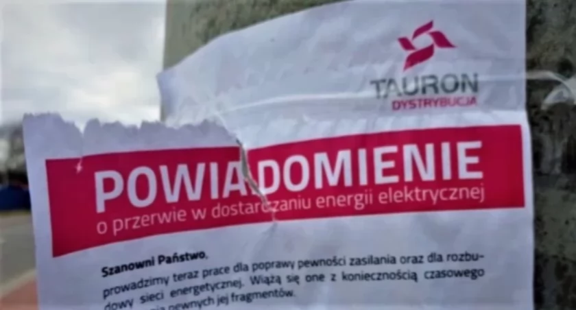 W poniedziałek osiem ulic w Dębicy bez prądu