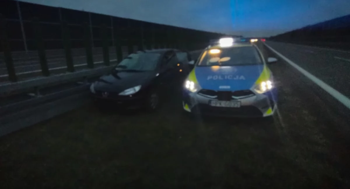 Autostradą jechał pod prąd