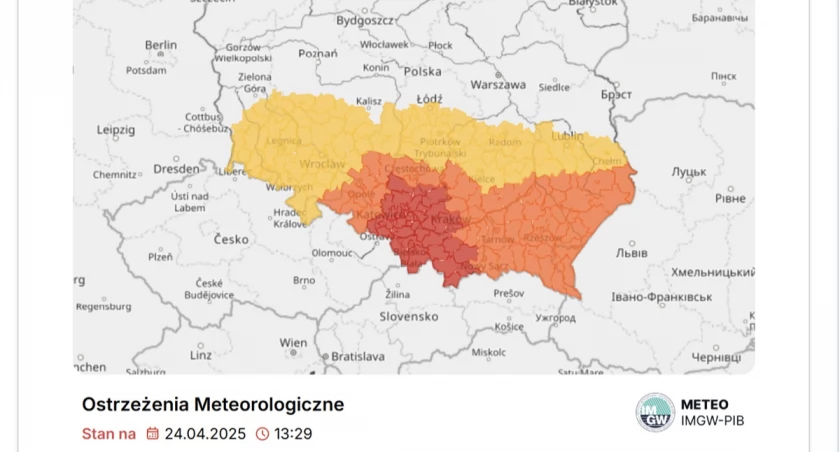 Alarm pogodowy również u nas