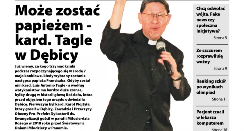 Kardynał Tagle w Dębicy, o jego wizycie piszemy w najnowszym Obserwatorze Lokalnym