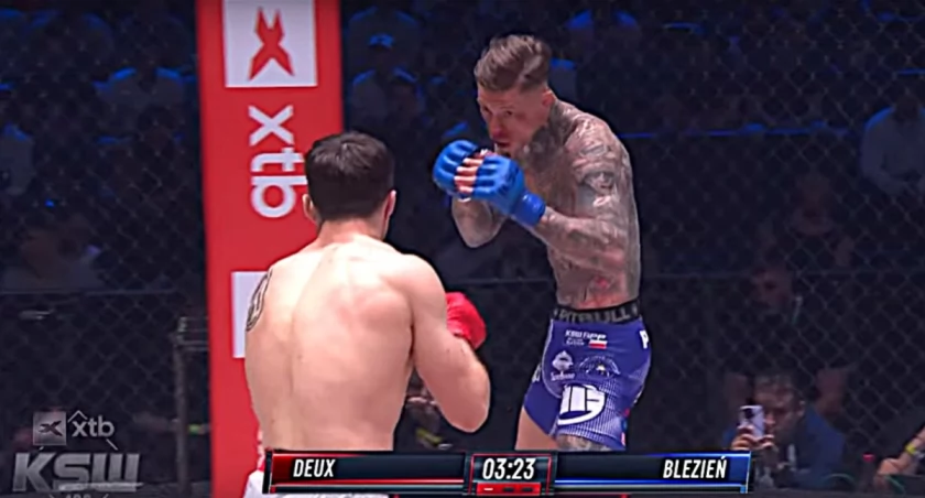 KSW 106: Hugo Deux lepszy od Krystiana Blezienia
