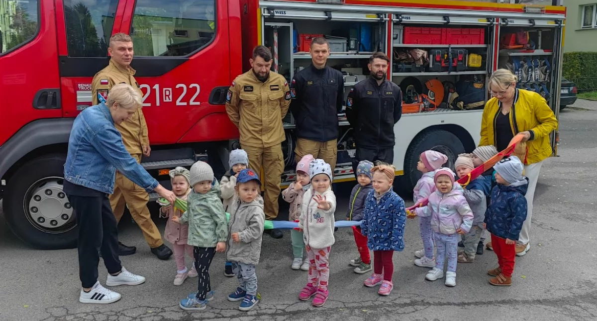 Do żłobka przyjechali strażacy