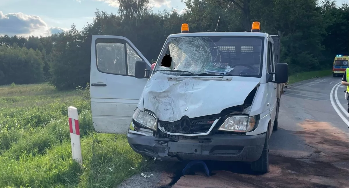 Wypadek w Górze Motycznej: jedna osoba w szpitalu