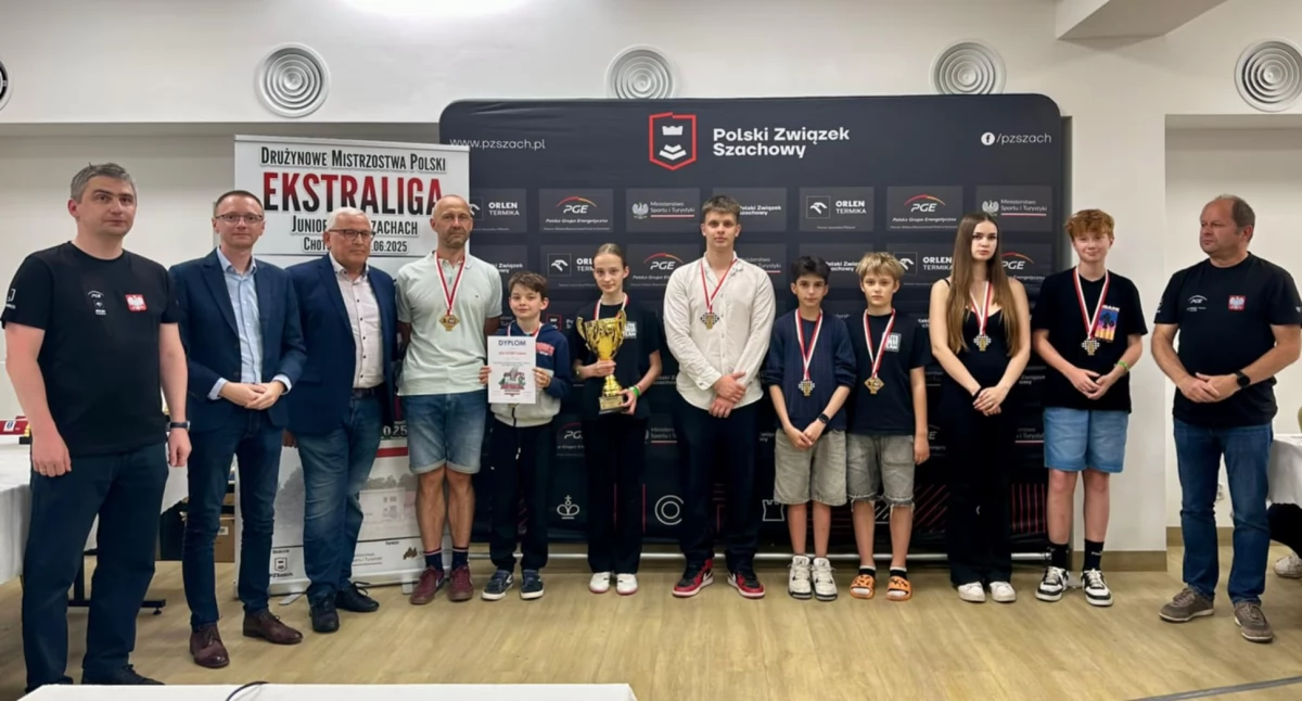 Ekstraliga Juniorów: nasi szachiści ponownie najlepsi w Polsce