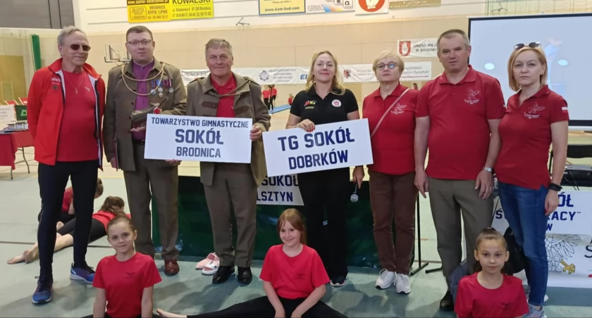 Sokół na zjeździe w Brodnicy. Odznaczenia dla trójki druhów
