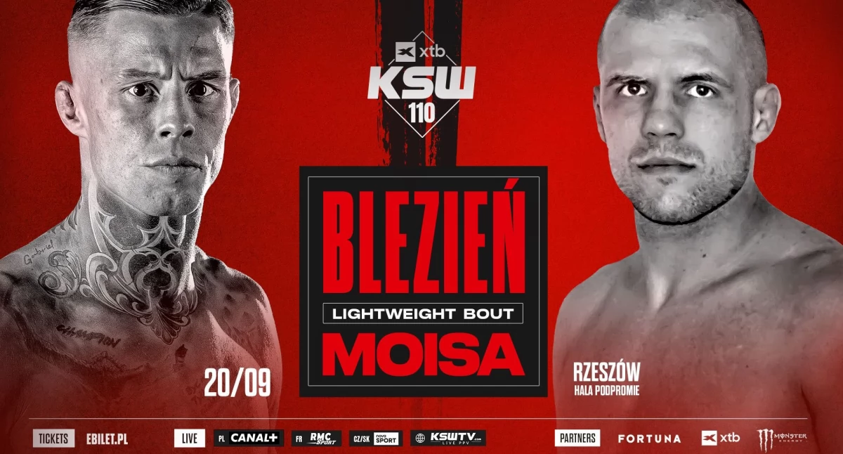 Krystian Blezień na karcie walk KSW 110 