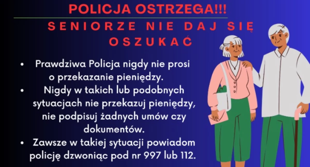 Policja apeluje: nie daj się oszustom!
