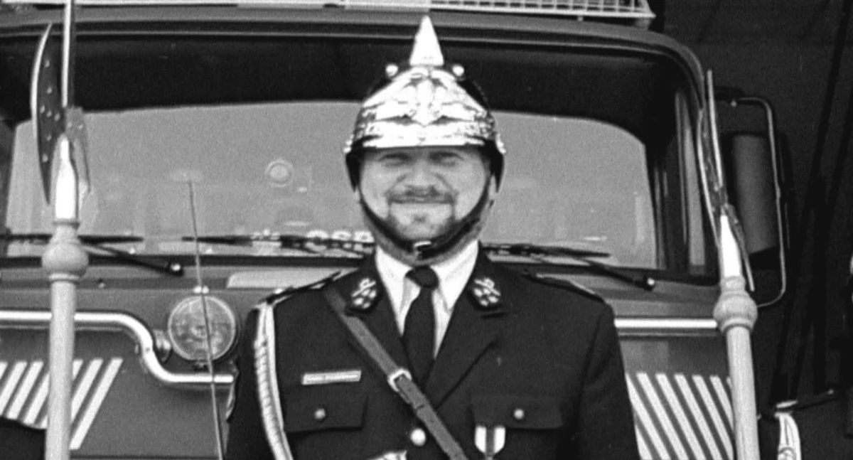 Strażacy żegnają swojego przyjaciela
