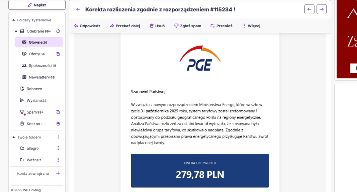 Uważaj! To próba oszustwa