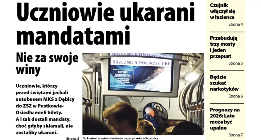 Uczniowie ukarani mandatem - czytaj w najnowszym Obserwatorze Lokalnym