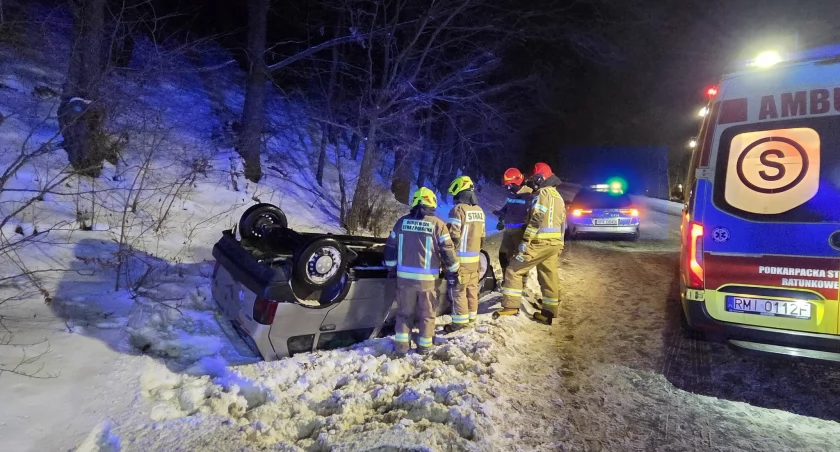Senior nie zapanował nad kierownicą