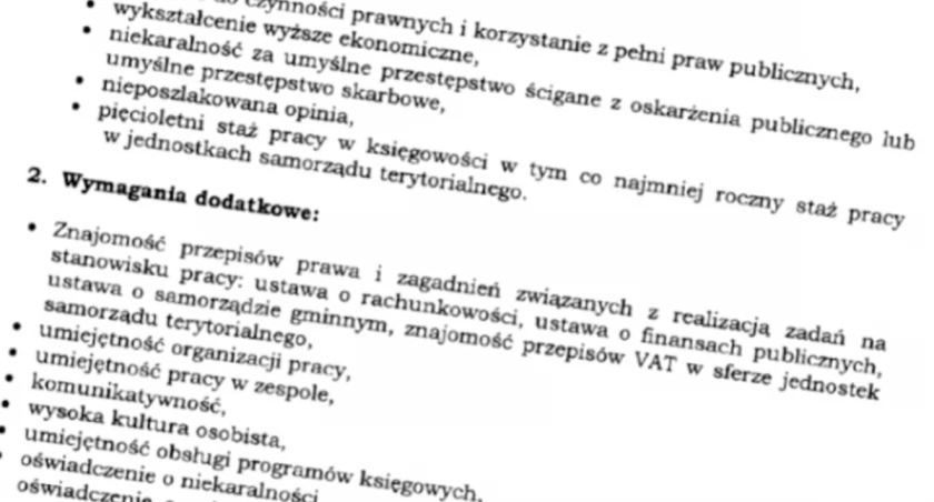 Szukasz pracy? Urząd potrzebuje inspektora 