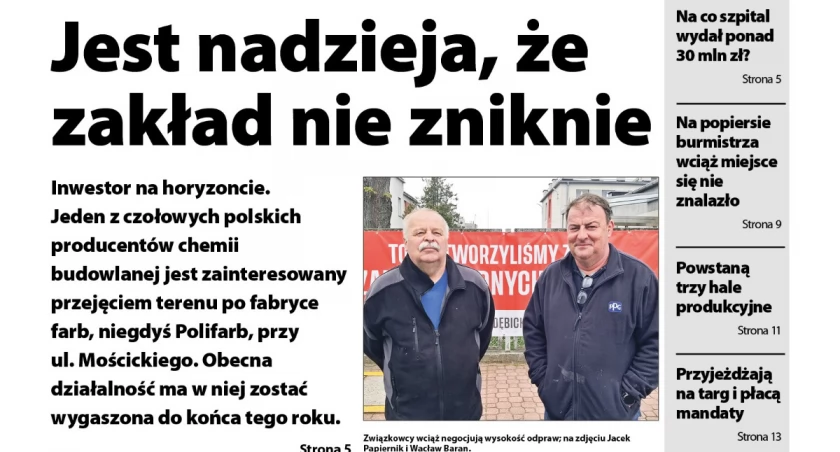 W Obserwatorze Lokalnym: kiedy ruszy Stary Młyn, czy nowy inwestor uratuje zakład?