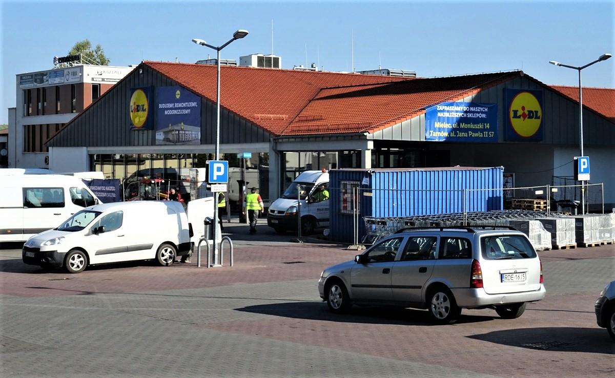 Lidl nieczynny - remont trwa