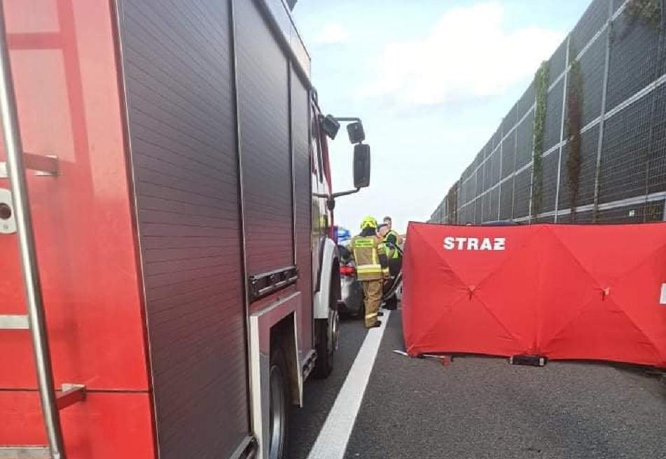Wypadek na autostradzie. Życia mężczyzny nie udało się uratować