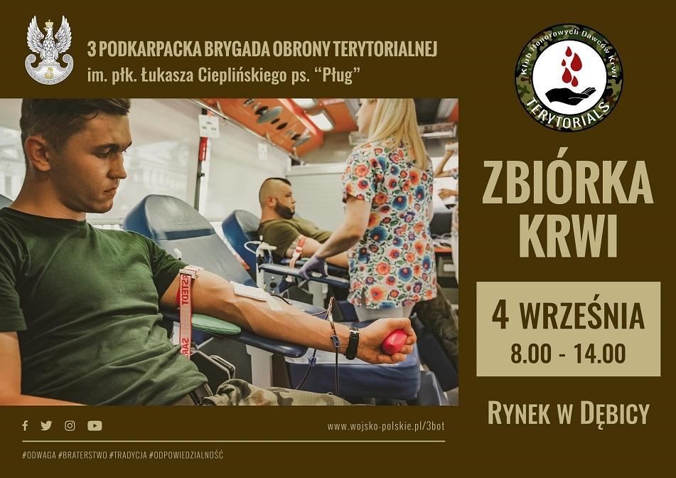 Zbiórka krwi już w sobotę na dębickim Rynku