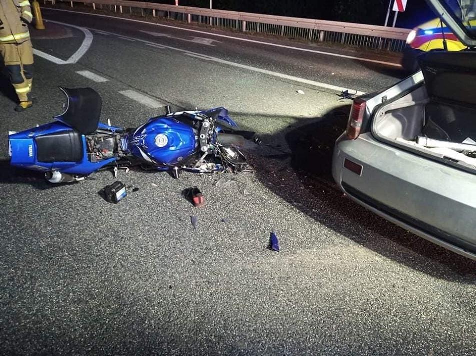 Życia 27-letniego motocyklisty nie udało się uratować