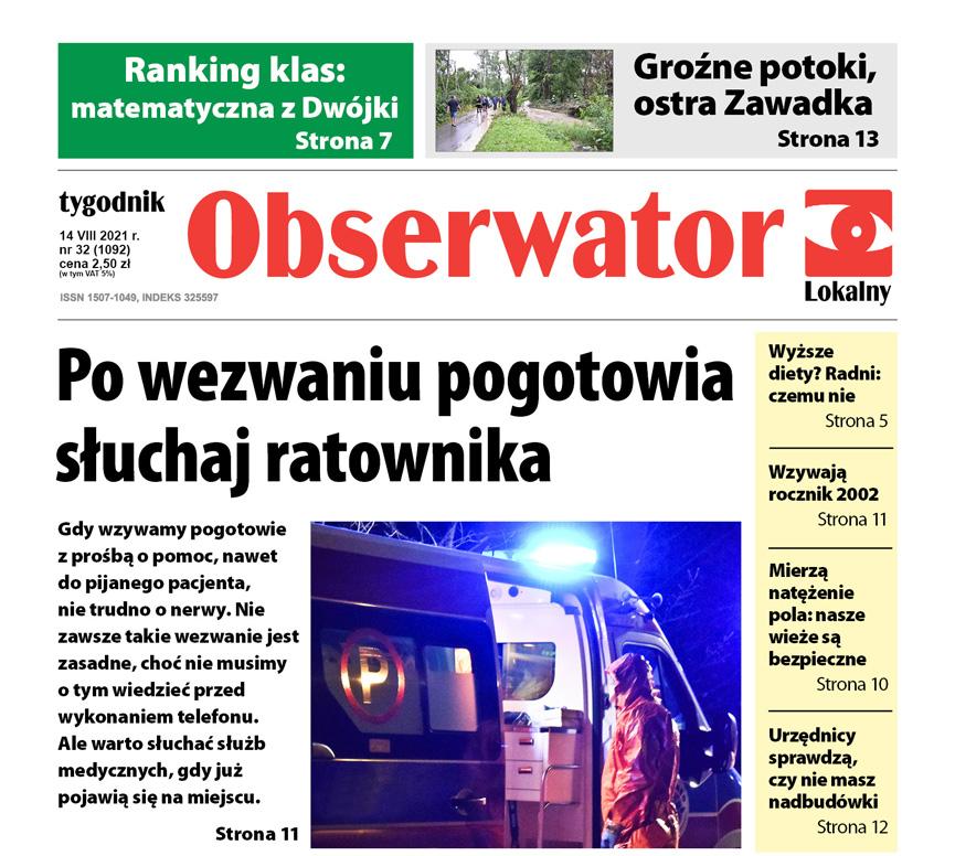 W najnowszym Obserwatorze Lokalnym