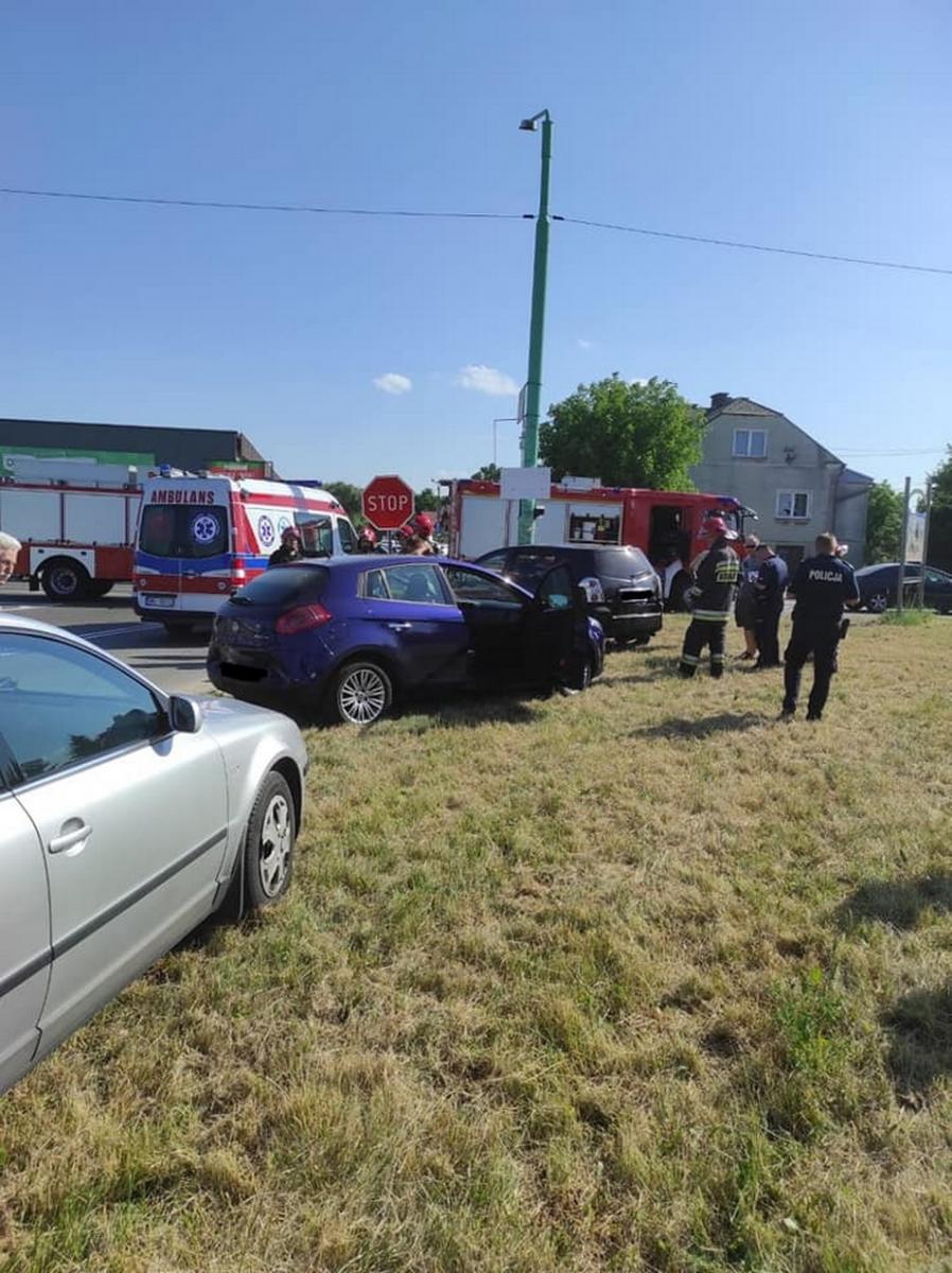 Pasażerkę zabrała karetka
