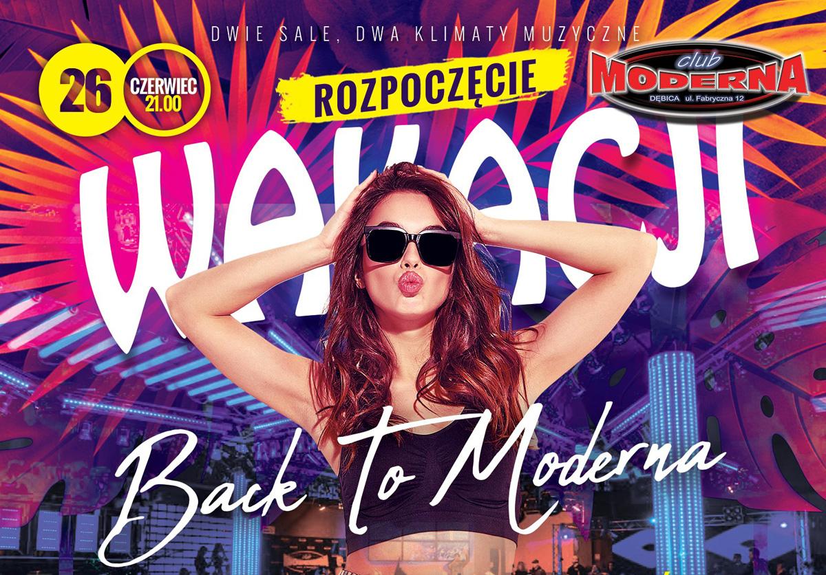 Moderna powraca! Pierwsza impreza już w sobotę