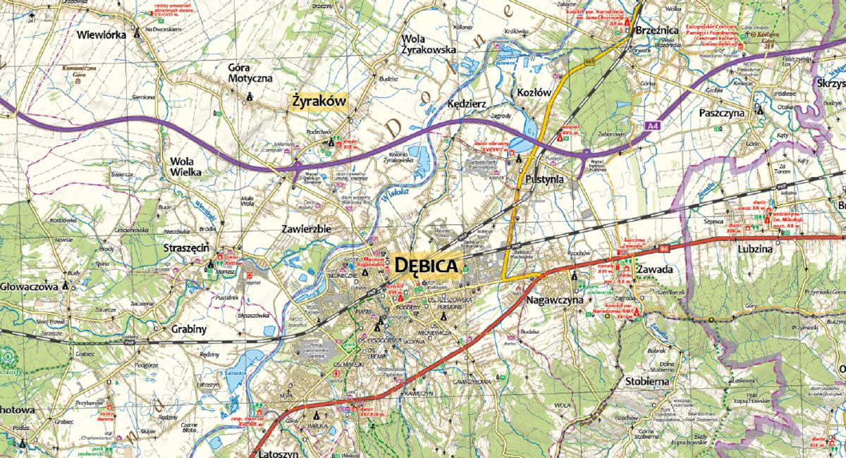 Turystyczną mapę powiatu pobierzesz w formacie pdf