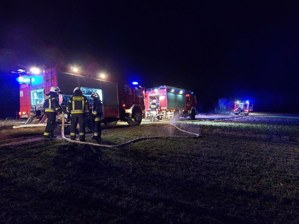 Pożar był, ale w innym miejscu. Spłonęło 7 hektarów - zdjęcia