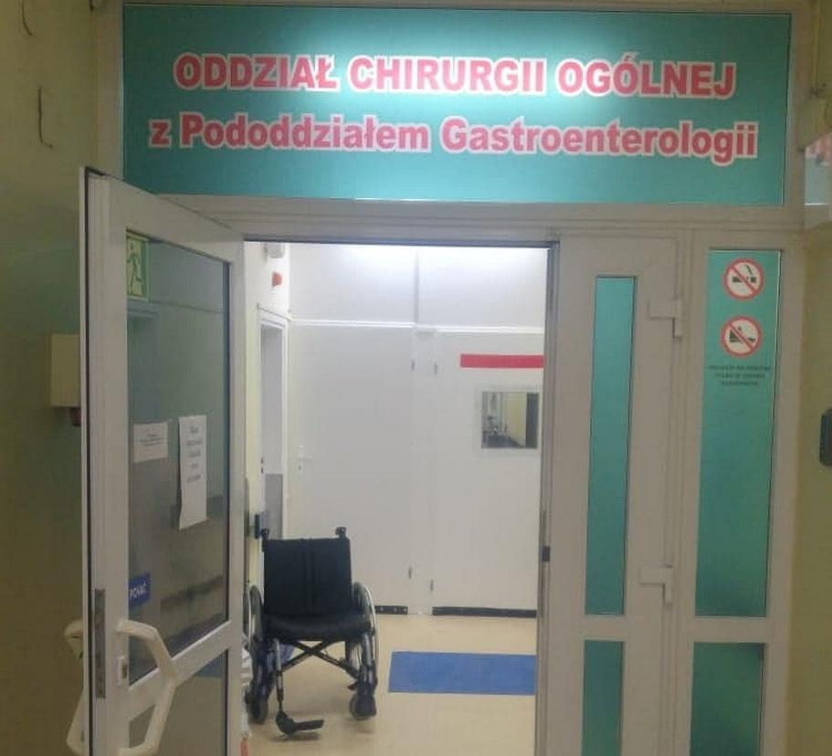 Chirurgia też już zamknięta