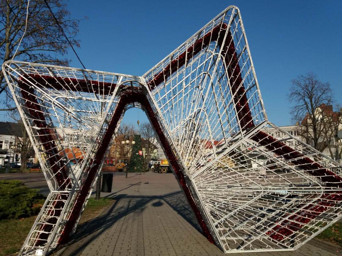 Rynek już w bożonarodzeniowej oprawie