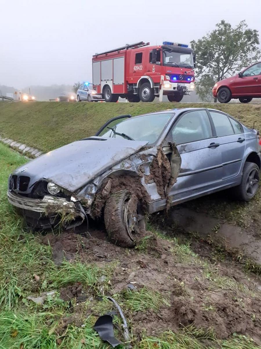 Dwa zdarzenia w Machowej. Jeden uczestnik uciekł - zdjęcia