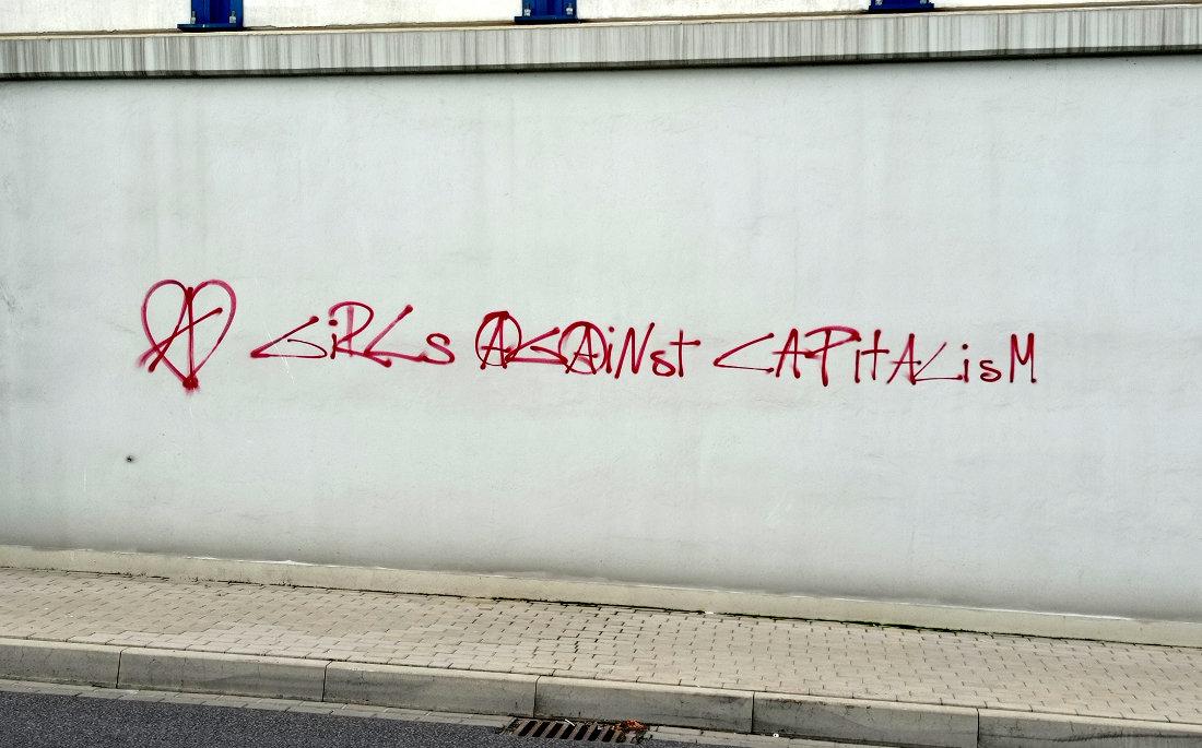Dziewczyny walczą z kapitalizmem