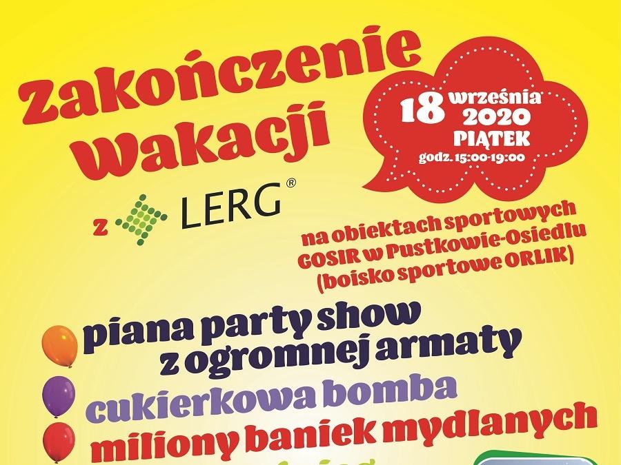 Pożegnanie wakacji już w piątek