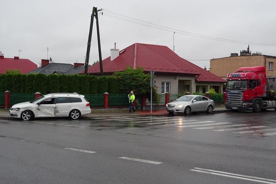 Ciężarówką wjechał w volkswagena