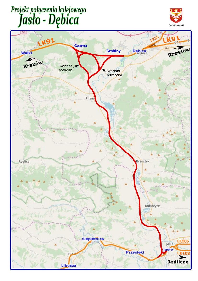 Starosta walczy o linię kolejową Dębica - Jasło