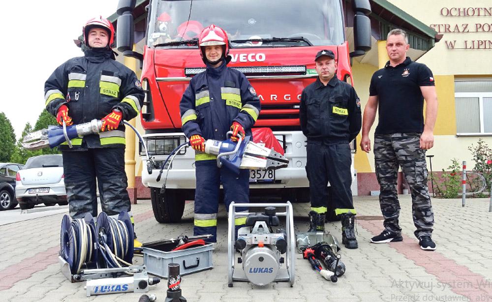 Jeżdżą do wypadków i kolizji. Ten sprzęt wykorzystają w akcji 